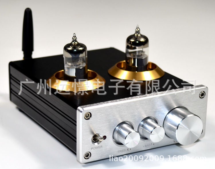 6J5 Tube Fever Hifi Amplifier Preamplifier Qcc3034 Bluetooth 5.1 Amplifier High And Low Tone Amplifier Front - Image 1