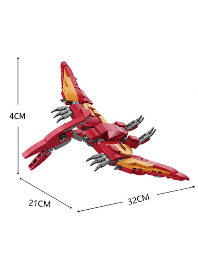276pcs Pterosaur Model Set Building Blocks Creative Diy Simulation Collection Building Assembly Toys Children Gift Home Decorations  - Image 2