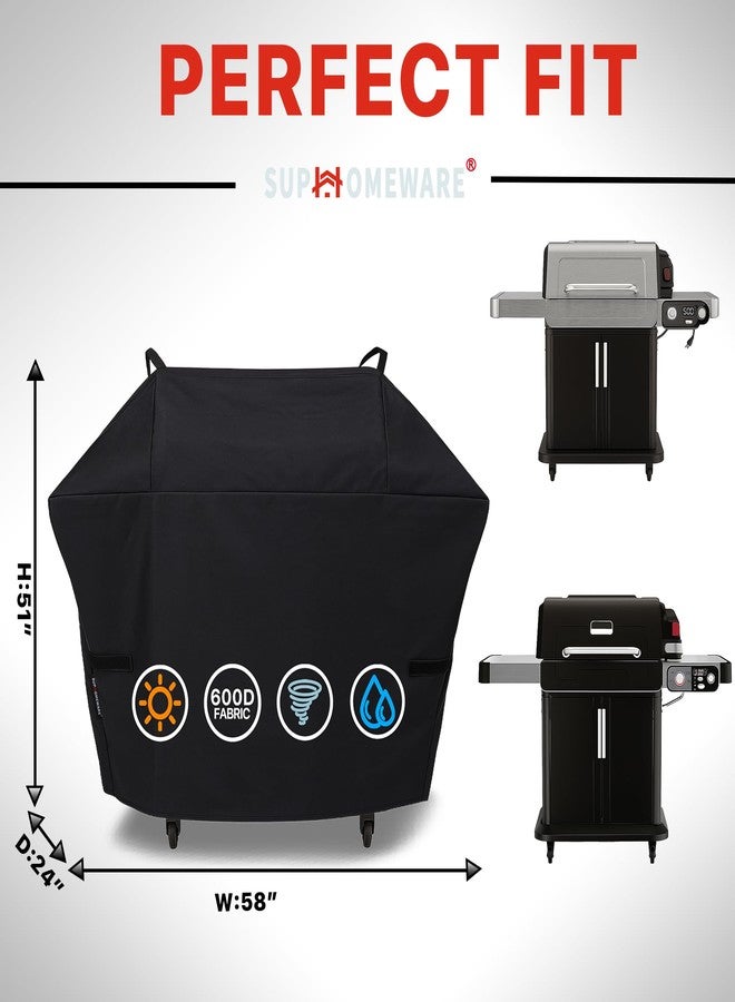 Suphomeware Grill Cover for Ninja FlexFlame Propane Grill, Heavy Duty 600D Polyester Grill Accessories for Ninja PG300&PG301 Series, Compatible with XSKPGCVR - Image 2