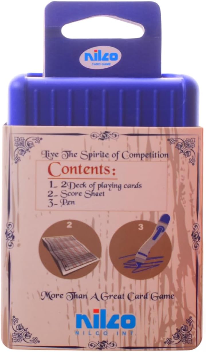 NILCO PLASTIC BOX GOLDEN PLAYING CARDS - Image 2