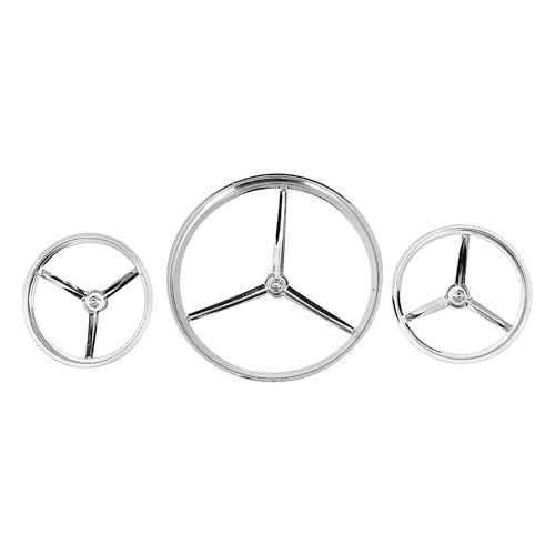 XMMT Chrome Tri Bar Bullet Spike Style 7 Headlamp Trim Ring Cover 412 45 Auxiliary Spotlamp Fog Light Trim For Harley Touring Road King Street Glide Electra Glide Tri Glide - Image 1