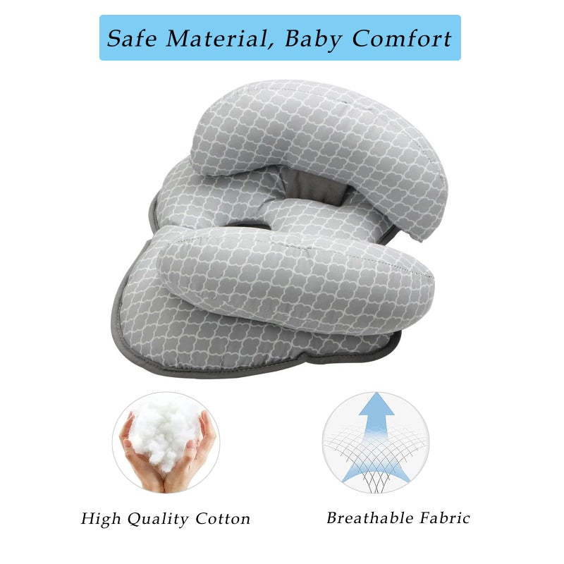 Yufiova Baby Head and Neck Support -Upgrade 2 in 1 Baby Travel Pillow Banana Shape Adjustable Baby Support Pillow,Toddler Car Seat Stroller Neck Support Travel Pillow for Toddler Boys Girls - Image 4