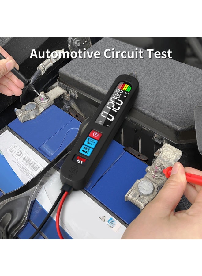 بي سايد جهاز قياس الجهد الكهربائي BSIDE S5X الذكي متعدد الاستخدامات بشاشة ملونة وقلم قابل لإعادة الشحن، لقياس السعة، والصمام الثنائي، وVFC، والأوم، ودرجة الحرارة المحيطة، مع مصباح يدوي - Image 3