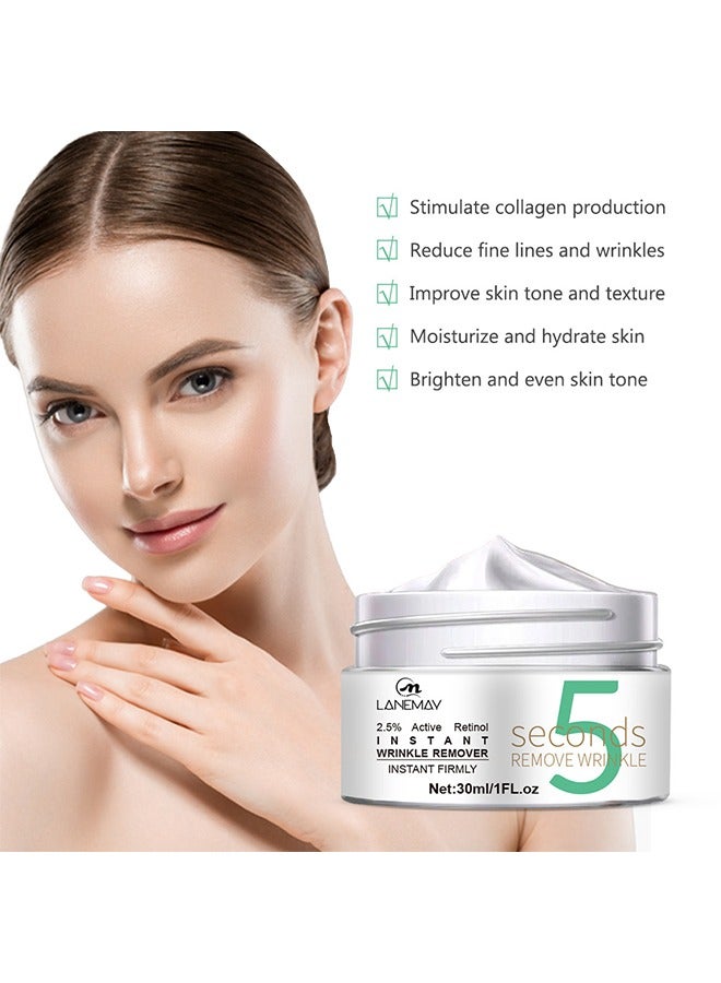 LANEMAY 5 Seconds Instant Wrinkle Remover Removes Wrinkles and Puffiness of Eyes with Hydration Twenty One Peptide Anti Wrinkle Eye Cream Hydrating Eye Cream for Anti Aging Reduce Wrinkles 20g - Image 3