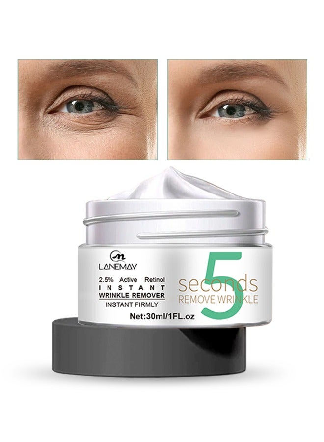 LANEMAY 5 Seconds Instant Wrinkle Remover Removes Wrinkles and Puffiness of Eyes with Hydration Twenty One Peptide Anti Wrinkle Eye Cream Hydrating Eye Cream for Anti Aging Reduce Wrinkles 20g - Image 1