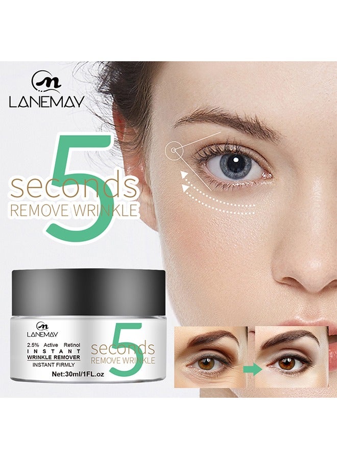 LANEMAY 5 Seconds Instant Wrinkle Remover Removes Wrinkles and Puffiness of Eyes with Hydration Twenty One Peptide Anti Wrinkle Eye Cream Hydrating Eye Cream for Anti Aging Reduce Wrinkles 20g - Image 2