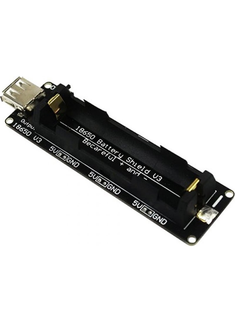 Robo Dünya - Robo World Micro USB Lithium Battery Charger Shield V3 for Arduino and Wemos ESP32 - Image 1