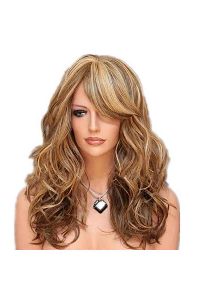 أوريتي أشقر كبير متموجة مع الانفجارات شعر مستعار طويل للنساء الطبيعية مثل الشعر الحقيقي -h132 - Image 2