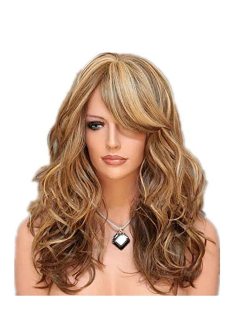 أوريتي أشقر كبير متموجة مع الانفجارات شعر مستعار طويل للنساء الطبيعية مثل الشعر الحقيقي -h132 - Image 3