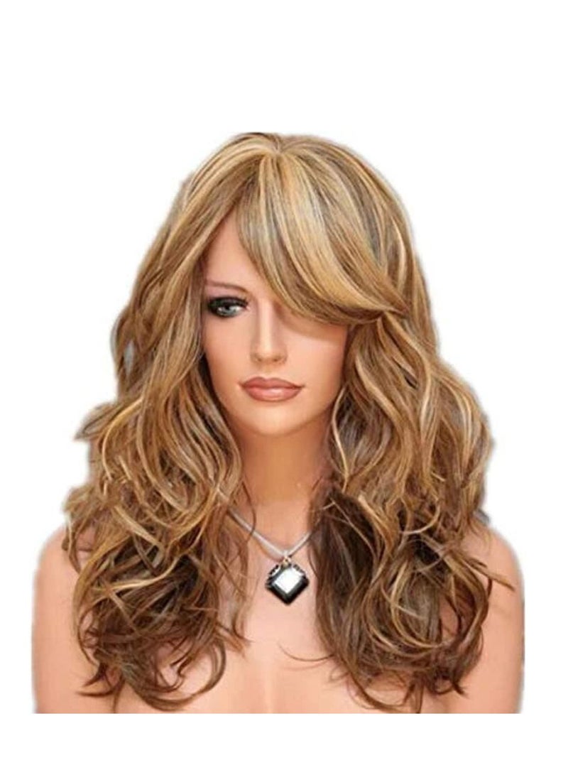 أوريتي أشقر كبير متموجة مع الانفجارات شعر مستعار طويل للنساء الطبيعية مثل الشعر الحقيقي -h132 - Image 5