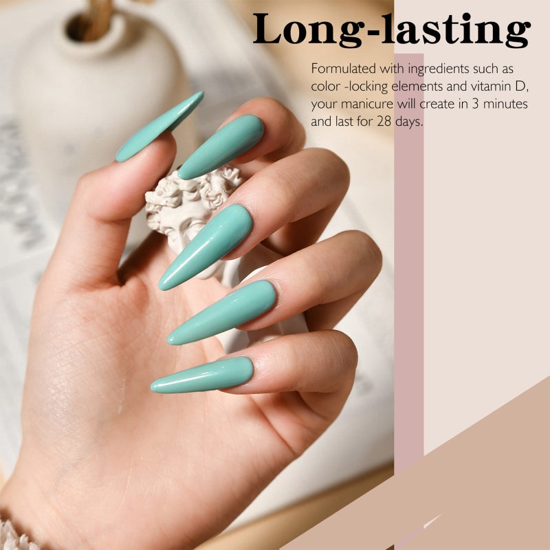 20 Colors Nail Dipping Powder Set Nail Art Dip Powder Starter Kit Fast-drying No UV/LED Nail Lamp Needed with Base Top Coat Activator Brush Saver for Home DIY Salon Nail Art - Image 3