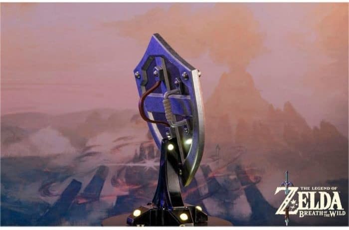 FIRST 4 FIGURES First4Figures The Legend of Zelda Breath of The Wild Hylian Shield Statue | Collector Edition, Black - Image 5