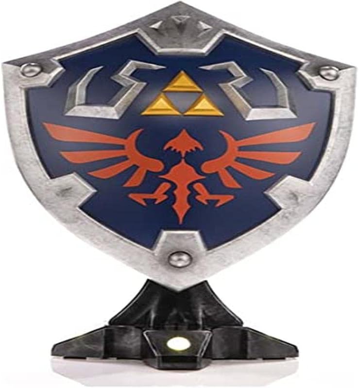 FIRST 4 FIGURES First4Figures The Legend of Zelda Breath of The Wild Hylian Shield Statue | Collector Edition, Black - Image 1