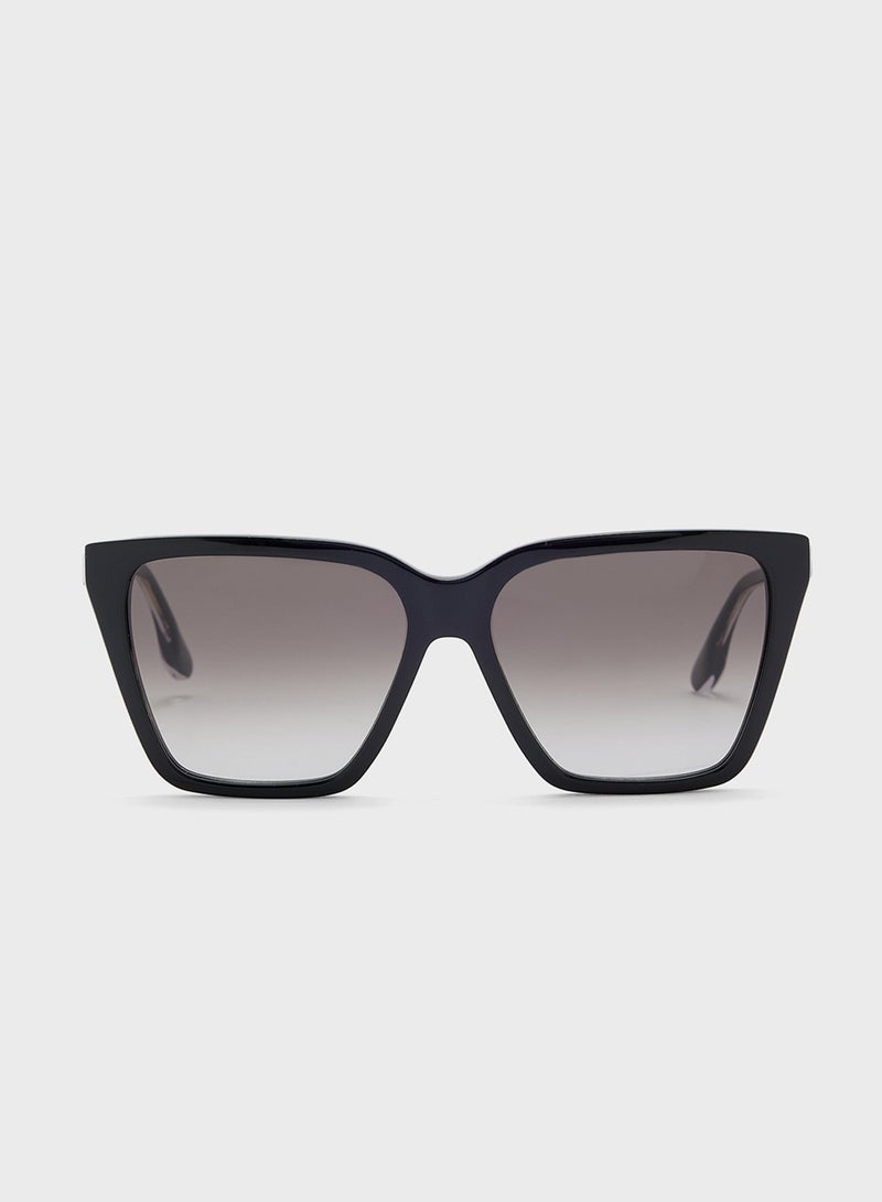 Victoria Beckham Modified Rectangle Sunglasses - Image 2