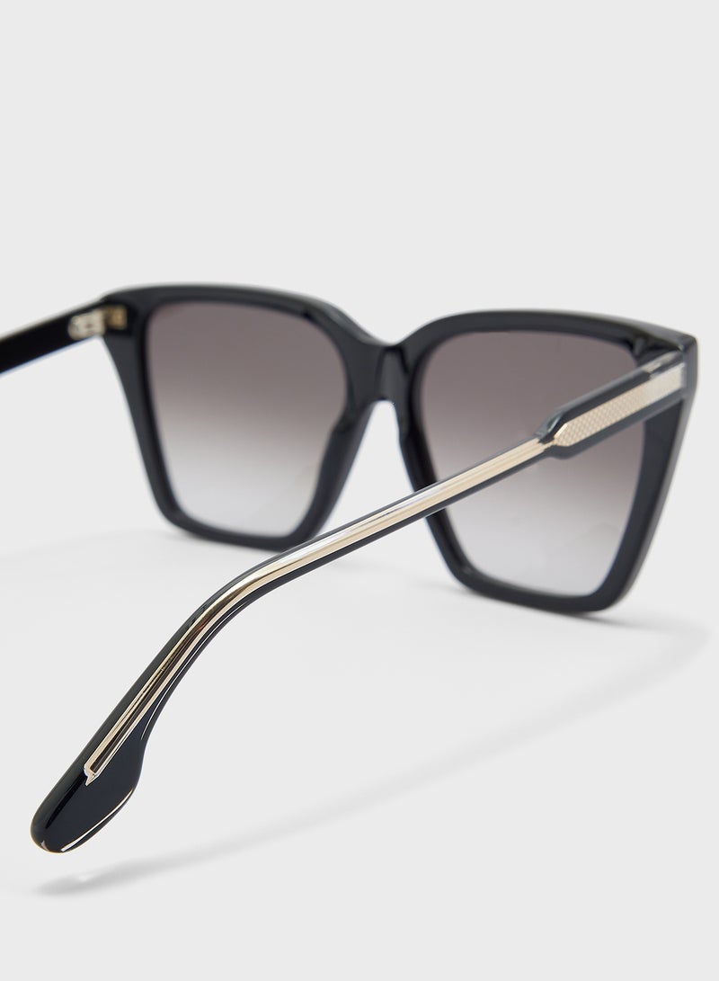 Victoria Beckham Modified Rectangle Sunglasses - Image 4