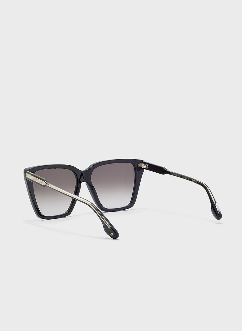Victoria Beckham Modified Rectangle Sunglasses - Image 3