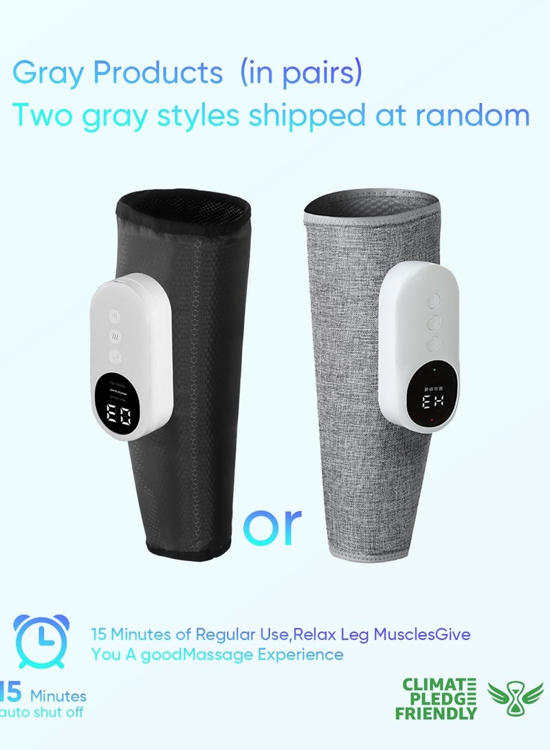 Generic 2Pcs Electric Leg Massager Leg Shaping Wireless Air Compression Heating Calf Massager with 3 Modes 3 Intensities Arm Body Circulation Muscle Relaxation Varicose Veins Physiotherapy - Image 3
