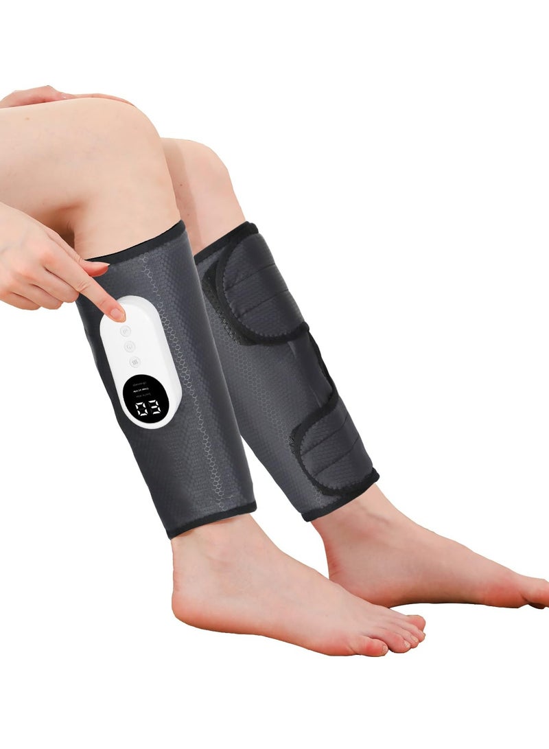 2Pcs Electric Leg Massager Leg Shaping Wireless Air Compression Heating Calf Massager with 3 Modes 3 Intensities Arm Body Circulation Muscle Relaxation Varicose Veins Physiotherapy - Image 1