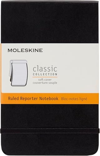 Moleskine Reporter Notebook, Pocket, Ruled, Black, Soft Cover (3.5 X 5.5) [Diary] [Feb 03, 2010] Moleskine