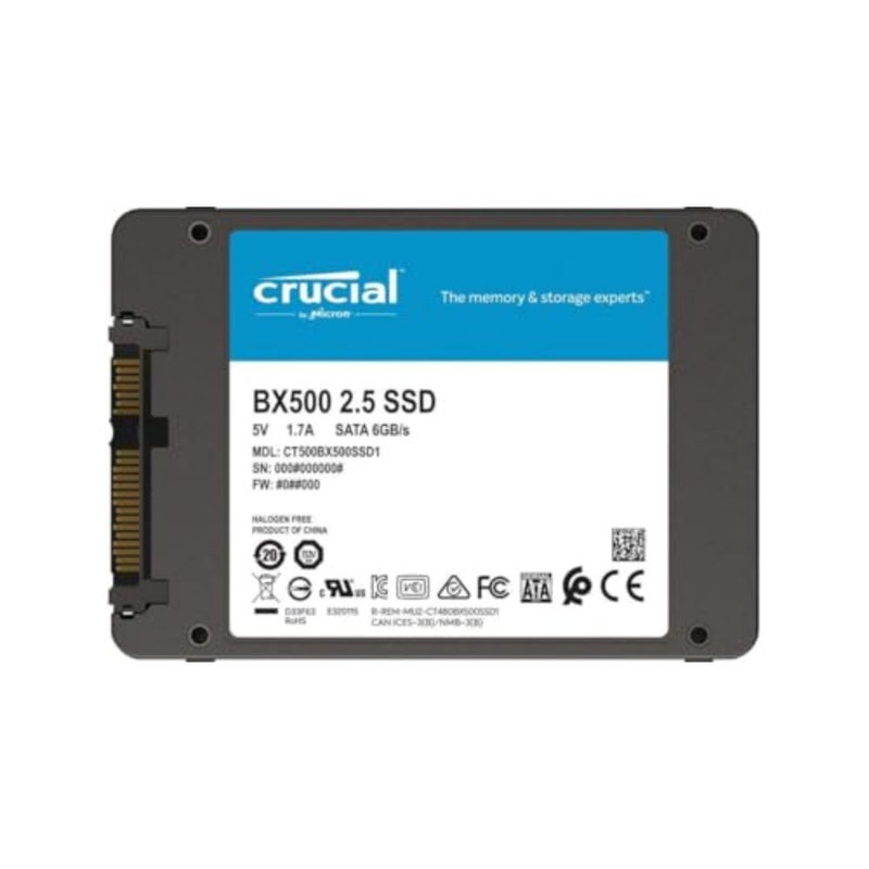 BX500 SSD 500GB 3D NAND SATA Internal Solid State Drive 2.5 inch black/blue- CT500BX500SSD1 - Image 4
