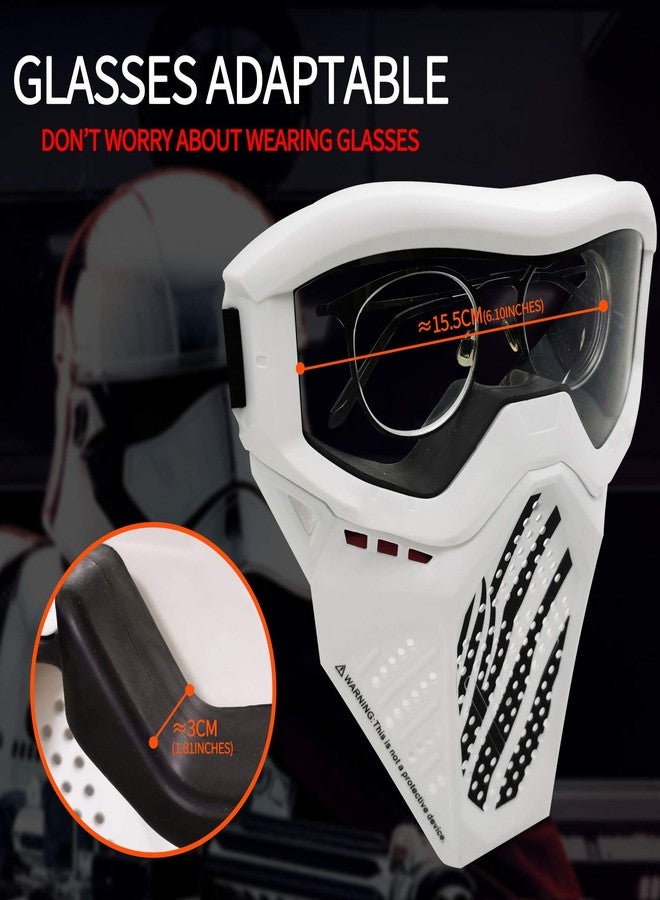 Surper 2 Pack Tactical Mask Compatible with Nerf Rival, Apollo, Zeus, Khaos, Atlas, Artemis Blasters Rival Mask - Image 3