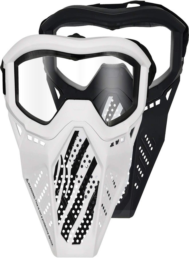 Surper 2 Pack Tactical Mask Compatible with Nerf Rival, Apollo, Zeus, Khaos, Atlas, Artemis Blasters Rival Mask - Image 1
