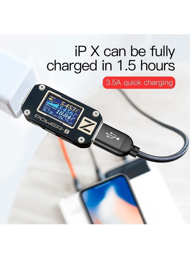 NIBEMINENT 3 in 1 Cable USB for Type-C + Lightning Micro 3.5A 30cm Multicolour - Image 4