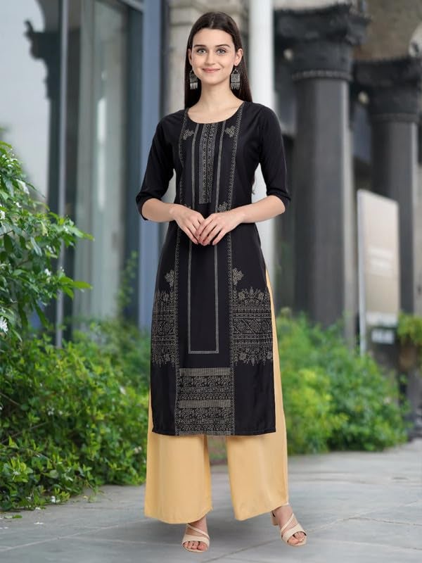 Tee Projekt Printed Crepe Kurti for Women ll Vibrant Colour Kurti (Pack of 6) - Image 2