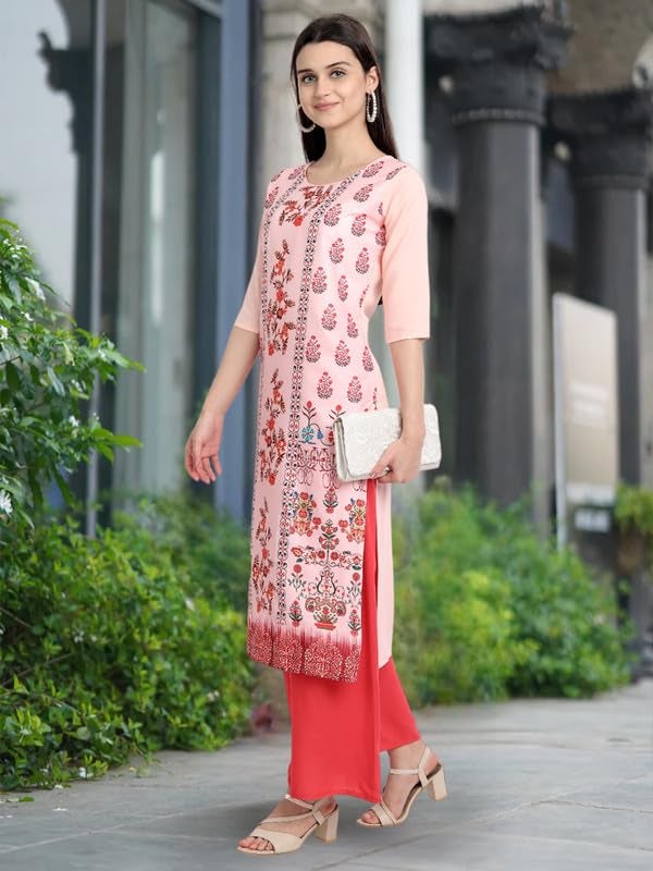 Tee Projekt Printed Crepe Kurti for Women ll Vibrant Colour Kurti (Pack of 6) - Image 4
