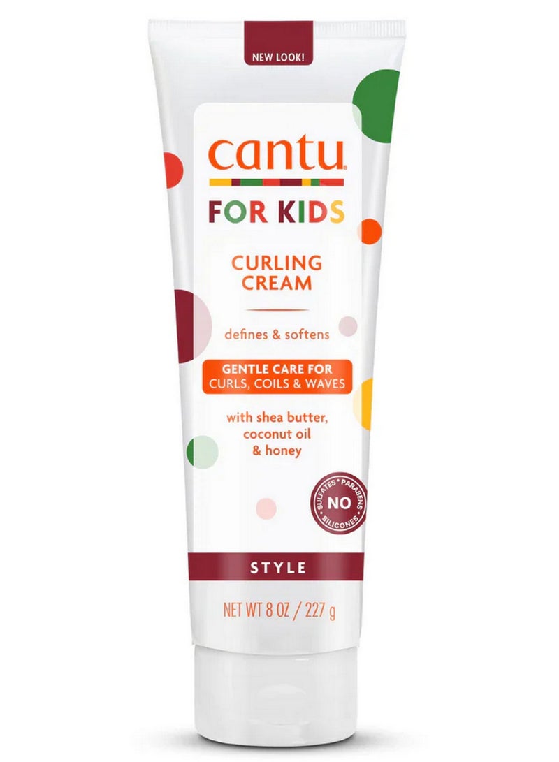 كانتو كريم تجعيد الشعر للأطفال بزبدة الشيا وزيت جوز الهند والعسل - 227 جرام - Image 1