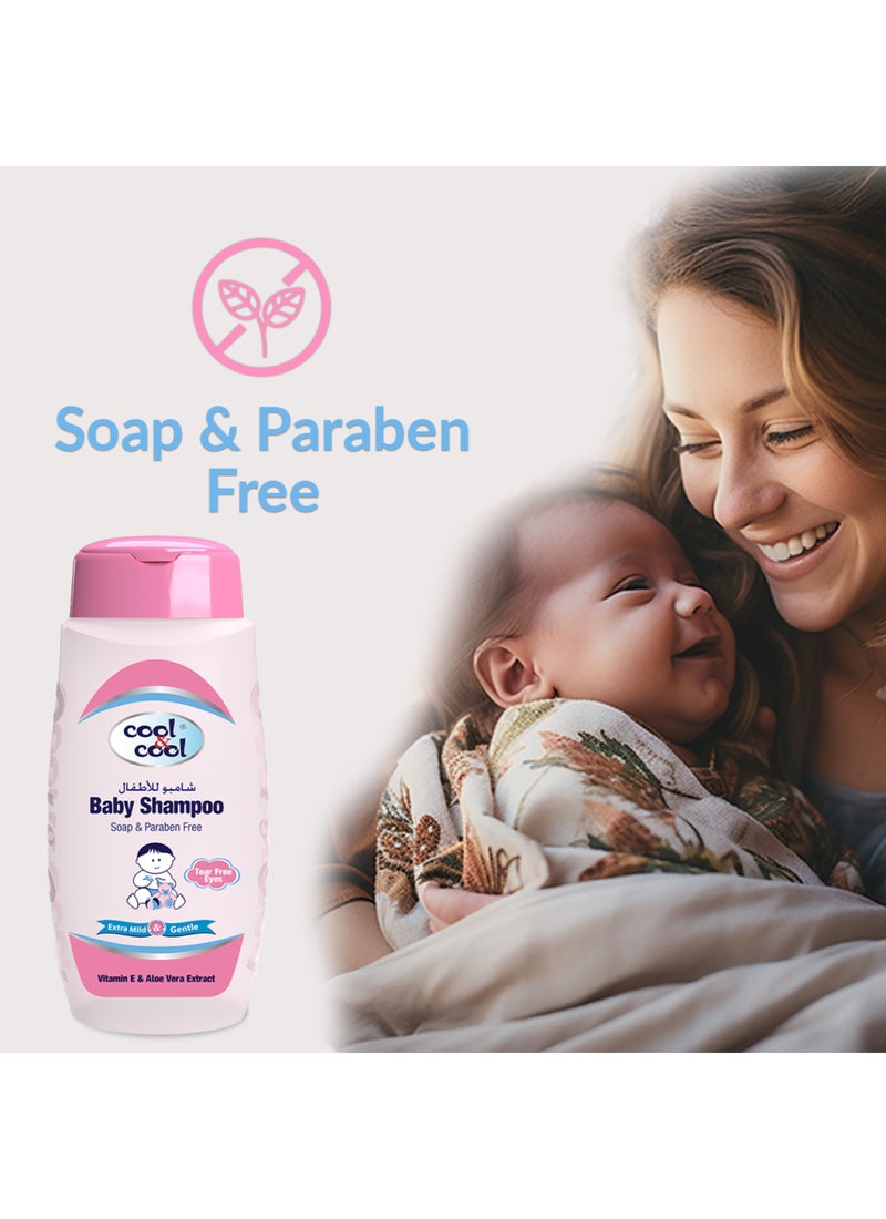 Cool & Cool Baby Shampoo Tear Alcohol Paraben Dye Free Chamomile And Vitamin E With Extra Mild Formula - Image 5