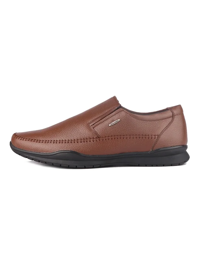 Red Chief Tan Low Ankle Slip On Formal Shoe - Rc3836 006