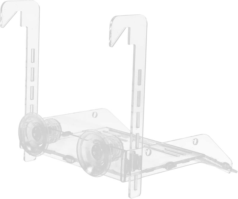 Hemobllo 1set Hanging Turtle Basking Platform Cup Acrylic Ramp for Tortoise Tank Accessories Safe Lightweight Floating Dock for Aquatic Habitats - Image 1