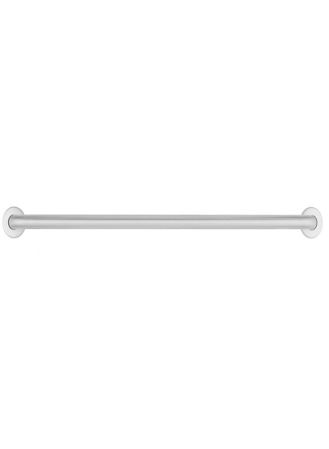 Bobrick Straight Grab Bar, 42 Inches, 1-1/2 Inch Diameter, ADA Compliant, Satin-Finish Stainless Steel, Slip-Resistant Surface for Bath, Shower, Toilet Safety, Concealed Mounting Flanges - Image 1