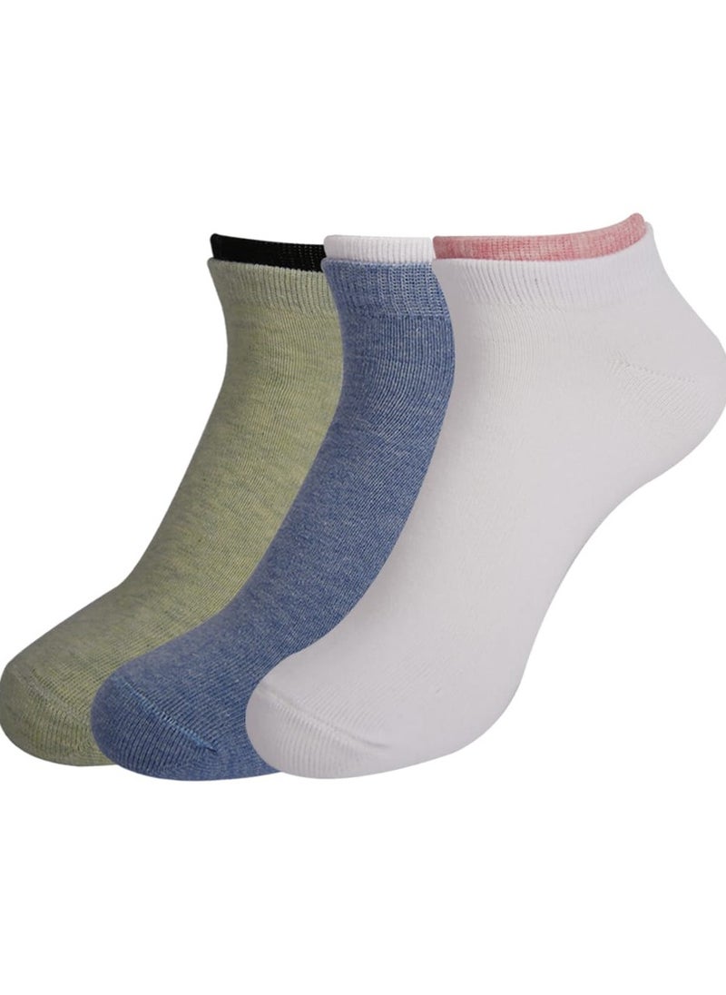 Future Future Socks Socket For Women Pack Of 3 Size 36-40 Multicolor 