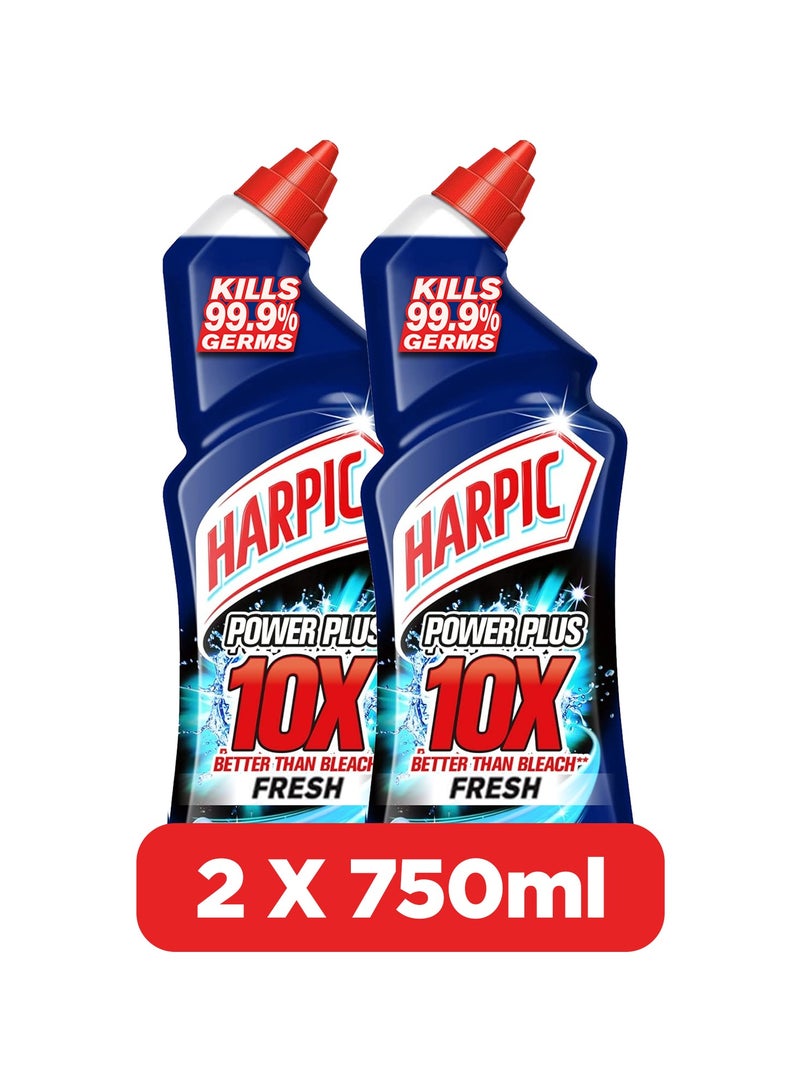 Harpic Power Plus Toilet Cleaner 2 x 750ml - Image 1