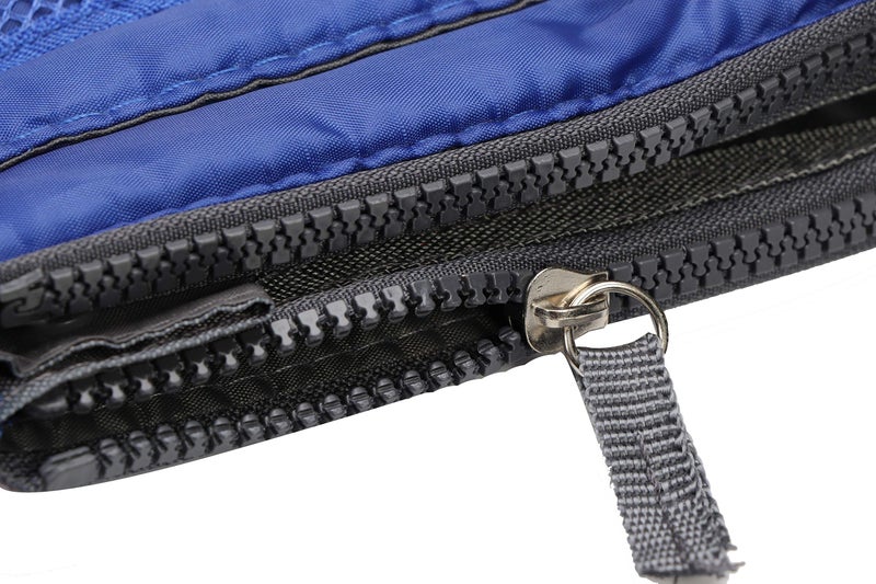AREO Travel Cosmetic Pocket Women Ladies Multi-Function Makeup Pouch Zipper Wash Toiletries Storage Insert Organizer Purse (Blue) - Image 4