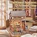 Cutefun Book Nook Kit DIY Miniature Dollhouse Kit for Adults Teens and Beginners Japanese Sakura Tiny House Bookshelf Decor 3D Wooden Puzzles Gifts for Friends Family Sakura Kimono Shop - Image 4