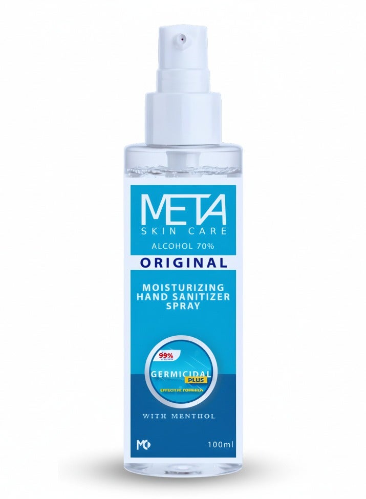 Hand Sanitizer Alcohol 70% with Glycerin and Menthol - 100 ml