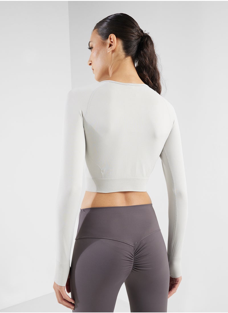 FRWD - Long Sleeve Seamless Sculpting Top - Image 1