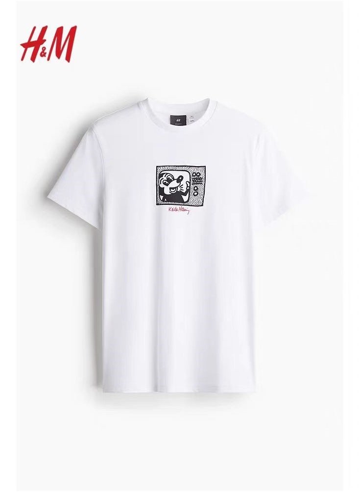 H and M - New HM Casual Loose Cotton Short Sleeved Shirt - Image 1