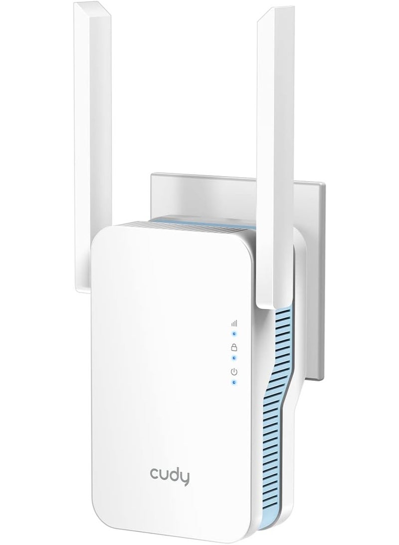 Cudy New AC1200 Mesh WiFi Extender, Up to 1200Mbps Dual Band WiFi Range Extender, WiFi Booster, 2.4GHz, 5GHz, Long Range, AP Mode, WPS, RE1200 - Image 1