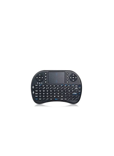 2.4G mini i8 Wireless Keyboard with Touchpad for PC Pad Google Andriod TV Box- Black