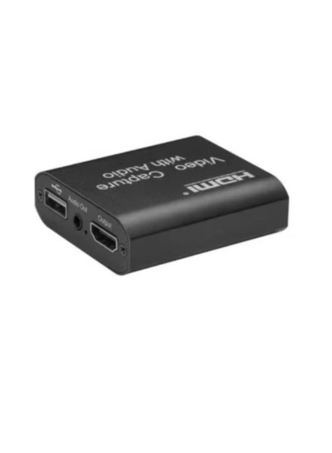 Terabyte Multimedia Interface Audio Video Capture Card | 4K High-Definition HDMI to USB Adapter | Plug & Play Device for Video Recording, Streaming & Conferencing | Compatible with Windows, Mac, PC, Laptop & Gaming Consoles | Real-Time Audio & Video Capture | No Drivers Needed - Image 1