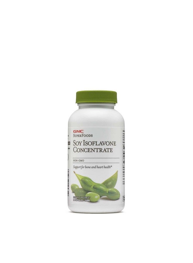 GNC Superfoods Soy Isoflavone Concentrate 90 Capsules Supports For Bone And Heart Health - Image 2