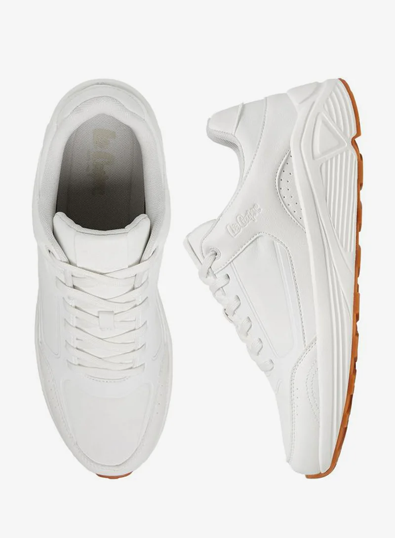 Men's Panelled Lace-Up Sneakers
