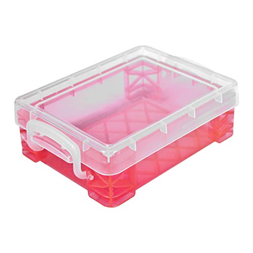 Super Stacker Plastic Crayon Box, Stackable Crayon Organizer, Crayon Holder Case for School, Craft Storage Organizer, Small Storage Containers with Lids, Color May Vary, 3.5 x 4.75 x 1.5 Inches - Image 3