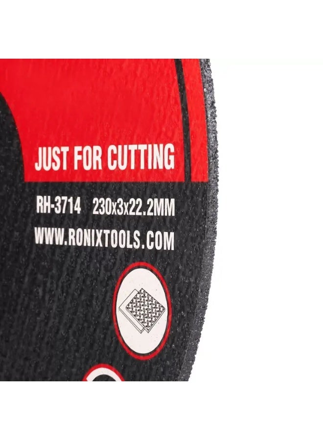 RONIX Steel Cutting Wheel 230x3x22.2mm, 230mm, 6650RPM, German Engineering #Ronix RH-3714 - Image 4