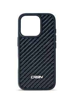 crbn CRBN, Carbon Fiber Phone Case for iPhone 16 Pro, Twill Slim, Lightweight Design, Shockproof, Drop Protection, Carbon Fiber Texture, Anti-Scratch Cover, Non-Slip Grip for Maximum Durability 