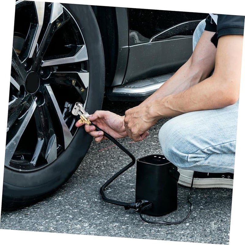 2 قطعة من مشبك هواء الإطار القفل للتضخيم والتفريغ الفعال للسيارات والشاحنات والدراجات النارية - Image 3